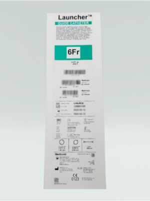 LAUNCHER 6F CORONARY GUIDE CATHETER, 100cm JR 3.5