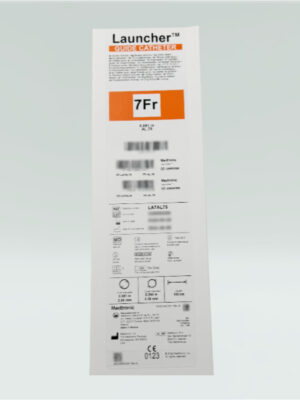 LAUNCHER 7F CORONARY GUIDE CATHETER, 100cm AL 7.5
