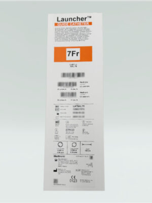 LAUNCHER 7F CORONARY GUIDE CATHETER 100cm SAL 7.5