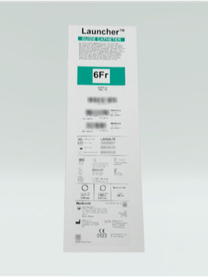 LAUNCHER 6F CORONARY GUIDE CATHETER, 100cm SAL 7.5